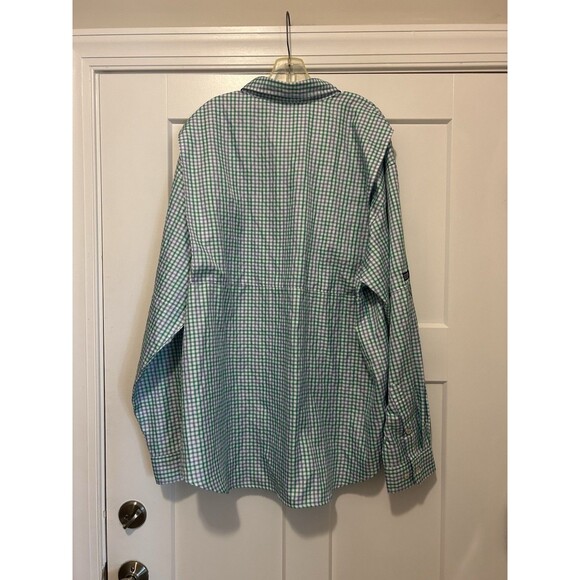 Southern Marsh Men's Button Shirt Large Fieldtec Fishing Outdoor Vented Plaid - Picture 5 of 5